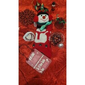 Christmas Batch Of Red Tree Ornaments